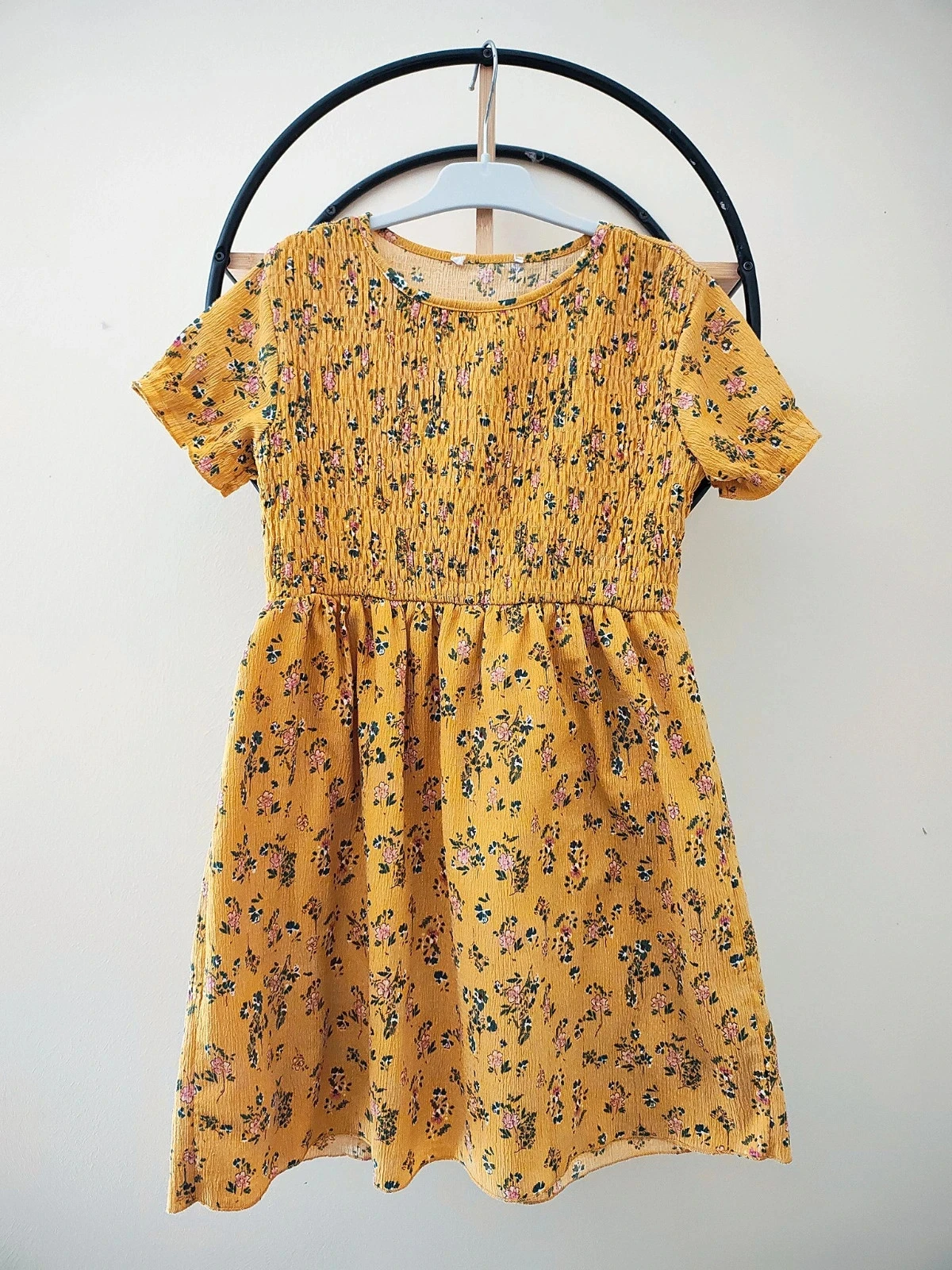 8 ans robe été étiquette coupée